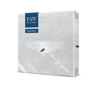 PAW - Servilletas Papel 3 Capas (33 x 33 cm) I 20 Unidades I Servilletas con Diseño de Cumpleaños I Servilletas Papel Decoradas para Cumpleaños, Fiesta, Decoupage I Color: Inspiration Classic (silver)
