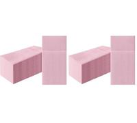 PAW - Servilletas Papel Airlaid (1/8 pocket) I 25 Piezas I Ideal para Bodas, Bautizos, Comuniones, Cumpleaños I Servilletas de Tela para Decoración de Mesa de I Monocolor Rosa Claro (Paquete de 2)