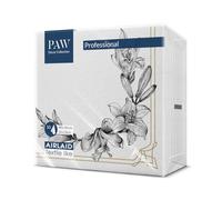 PAW - Servilletas Papel Airlaid (40 x 40 cm) I 50 Piezas I Para Servicios Funerarios, Banquetes Fúnebres, Funerales, Despedidas I Decoración de Mesa I Lirio Real