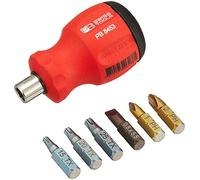 PB Swiss Tools PB 8453 Destornillador multibroca combinado manual/juego - destornilladores manuales y juegos (rojo)