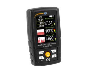 PCE-EMF 40 Gaussímetro para Medición de Campos Magnéticos de Alta Frecuencia - Pantalla TFT 2.4 - Alarma Acústica