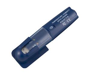 PCE Instruments Data Logger PCE-HT 71N - Registrador de datos de humedad (acero inoxidable), color azul