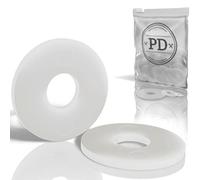 PD® Arandelas de plástico grandes M8 (DIN 9021 / ISO 7093) | Arandelas de cuerpo de nylon PA | Arandelas de plástico con gran diámetro exterior | 10 piezas