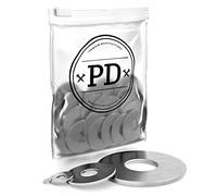 PD® Arandelas grandes M20 (DIN 9021 / ISO 7093) | Arandelas de cuerpo de acero inoxidable A4 V4A | Arandelas de acero inoxidable Calas de gran diámetro exterior | 25 piezas
