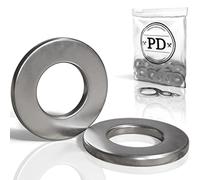 PD®Arandelas M33 (DIN 125 Forma A/ISO 7089) | Arandelas de acero inoxidable A2 V2A | Arandelas planas de acero inoxidable con diámetro exterior pequeño | 10 piezas