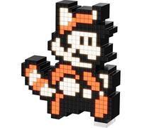 PDP Pixel Pals Nintendo Raccoon Mario - Lámpara de Figuras Estilo Retro