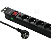 PDU 19" 1U 16A 6XFR 53995