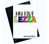 Peachy Antics Divertidas tarjetas de lesbianas para cumpleaños, broma, risa, divertidas, novedad LGBTQ SP9