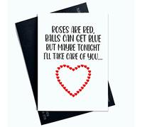 Peachy Antics Funny Cards Roses Are Red Tarjeta de San Valentín broma risa divertida novedad SP2