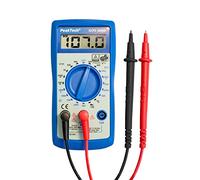 PeakTech 1070 - Multímetro digital CAT III con pantalla LCD, TUV/GS, probador de batería, multímetro de mano, amperímetro electrónico, probador de continuidad, voltímetro - Max 300V