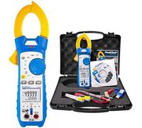 PeakTech 1670 - Pinza Amperimétrica RMS 4.0 Bluetooth y Aplicación 1000A Ac/Dc, Lámpara Led, 50000 Cuentas, Multímetro, Tuv/Gs, Pinza de Corriente, Medidor de Voltaje, Medidor de Corriente