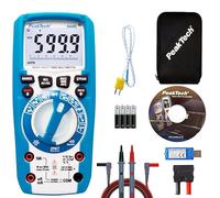Multímetro PEAKTECH, modelo P 3445, con medición de valor eficaz verdadero (True RMS) y conectividad Bluetooth