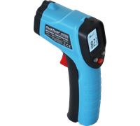 PeakTech, 4935 Termómetro/pirómetro de infrarrojos con láser, -50°C ... 400°C, relación de puntos de medición 12:1, para medición rápida de la temperatura superficial 0,5seg, emisividad 0,95 fija