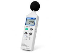 PeakTech 5055 Sonómetro Digital, Medidor de Ruido y Decibelios (dB), Pantalla LCD, Medición Precisa de Nivel de Sonido, Uso Profesional y Doméstico