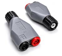 PeakTech, 7055 Adaptador BNC a Conectores Banana de 4 mm, Accesorios para osciloscopios, generadores de señales, contadores de frecuencia y Pinzas amperimétricas con Cable de Prueba de 4 mm