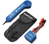 PeakTech P 3434 - Buscador de cables y cables de teléfono con comprobador de paso y señal de sonido