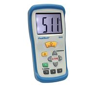 PeakTech Termómetro de canal Digital de 3 1/2 dígitos de 50 °C... + 1300 °C con tipo K Sonda de temperatura, 1 pieza, P 5110