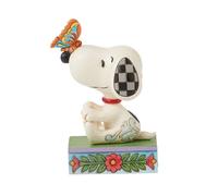 Peanuts by Jim Shore Snoopy Butterfly On Nose - Figura Decorativa