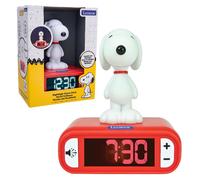 PEANUTS: Snoopy, lámpara de noche con sonidos, color rojo
