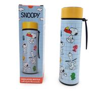 Peanuts snoopy & woodstock thermos stainless steel bottle thermometer