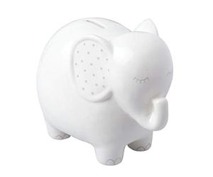 Pearhead P83071 - Hucha ceramica elefante blanco pearhead, unisex