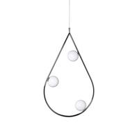 PEARLS 80 Lámpara Colgante Níquel/Opal