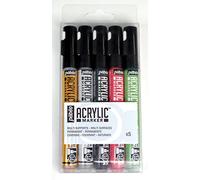 Pébéo 205506 Set 5 decomarkers Pintura 22 x 11 x 2 cm, Multicolor