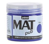 Pébéo 256010 acrílico mate Pub azul ultramar 140 ml