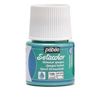 Pébéo Tinte opaco tornasolado Setacolor 295042 – 45 ml (1 bote) Turquesa