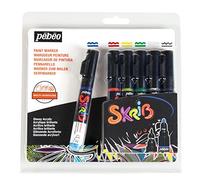 Pébéo 371103 - Juego de 6 rotuladores acrílicos, 18,3 x 2,1 x 18,1 cm, Multicolor