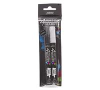 Pebeo 580896 4 Artist Marker Set Duo Pintura Negro/Blanco 21 x 8 x 3 cm