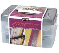 Pébéo 758401 Caja Taller matas 10 frascos 45 ml Combinados(Colores matas)