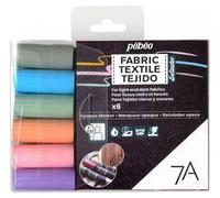 Pébéo Rotuladores 804502 7 A Set de 6 Opaque surtido pastel punta redonda 4 mm multicolor