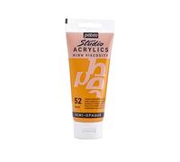 Pébéo 831052 Studio Acrylics - Tubo de Pintura acrílica (100 ml), Color Amarillo de cadmio Oscuro