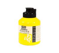 Pébéo Acrílico Fine Studio - Pintura Acrílica, 500 ml, Amarillo (Amarillo Primario Opaco)
