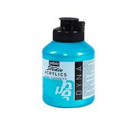 Pébéo Acrílico Fine Studio - Pintura Acrílica, 500 ml, Azul (Bleu Vert Iridescent)