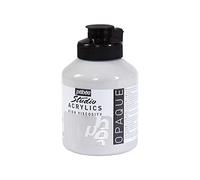 Pébéo Acrílico Fine Studio - Pintura Acrílica, 500 ml, Gris (Gris Neutre)