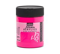 Pébéo Acrílico Fine Studio - Pintura Acrílica, 500 ml, Rosa (Rosa Neón)