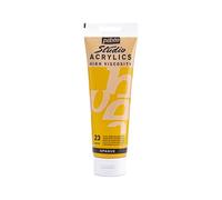 Pebeo - Acrílico Fine Studio - Pintura acrílica Amarillo - Amarillo Cadmio Medio Imitatión - 250 ml