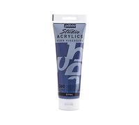 Pebeo - Acrílico Fine Studio - Pintura acrílica Azul-Negro - Azul-Negro Iridescente - 250 ml