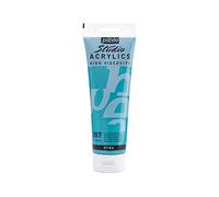 Pebeo - Acrílico Fine Studio - Pintura acrílica Azul-Verde - Azul-Verde Iridescente - 250 ml