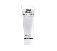 Pebeo - Acrílico Fine Studio - Pintura acrílica Blanco - Blanco De Titanio - 250 ml