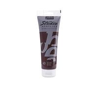Pebeo - Acrílico Fine Studio - Pintura acrílica Roja - Tierra Rojo - 250 ml