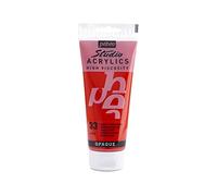 Pébéo - Acrílico Fine Studio - Pintura acrílica Rojo - Rojo Cadmio Imitación - 100 ml
