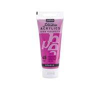 Pebeo - Acrílico Fine Studio - Pintura acrílica Rosa - Rosa VIVI Opaco - 100 ml