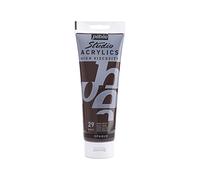 Pebeo - Acrílico Fine Studio - Pintura acrílica Sombra - Sombra Tostada - 250 ml