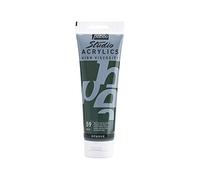 Pébéo - Acrílico Fine Studio - Pintura acrílica Verde - Verde Vejiga Opaco - 250 ml
