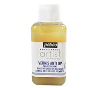 Pebeo - Barniz UV Base de disolvente, 250 ml, Transparente