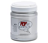 Pébéo - Bote de pintura (700 ml), color plateado