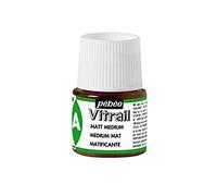 Pebeo - Brillantina para Pintar vidriera de Color, 45 ml, Transparente